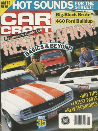 CAR CRAFT 1988 AUG - MUSCLE CAR RESTORATION, BOSS 429